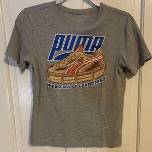 Puma Gray Graphic Tee